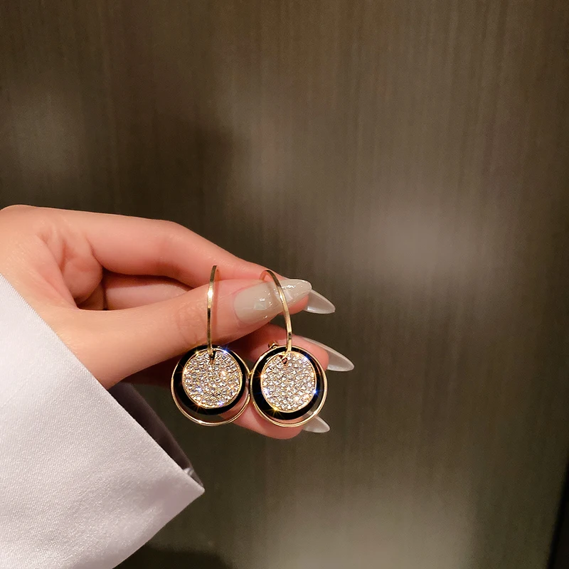 

fashion trendy 2021 crystal jewel drop earings