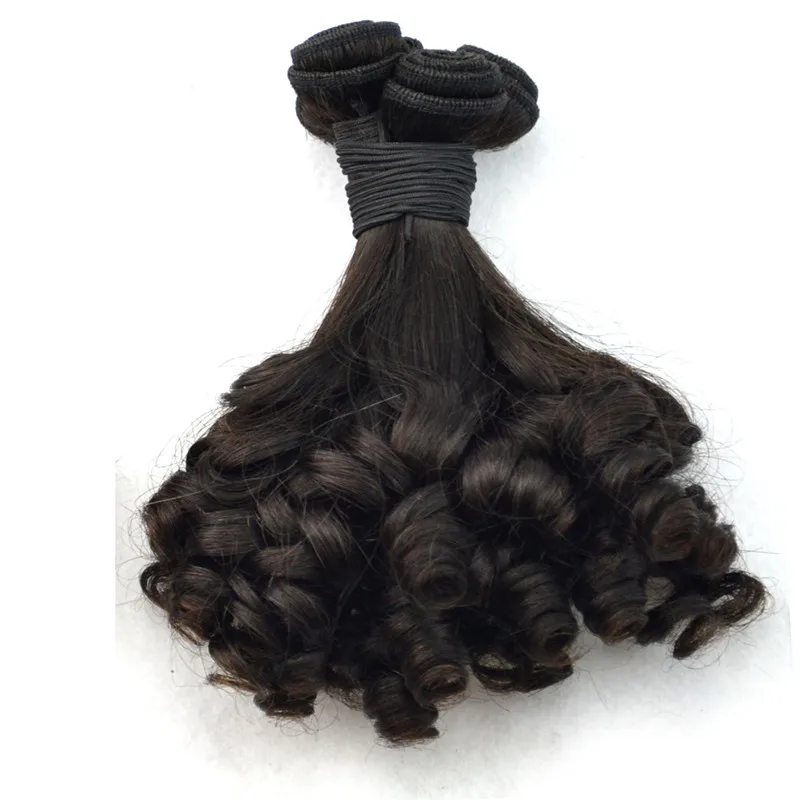 

Funmi Hair Super Double Drawn Bundles Bouncy Curls Fumi Hair Bundles Cheap Natural with Closure 12a Black 1 Piece Brazilian Hair