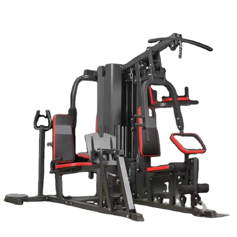 

Multi functional smith machine comprehensive training device indoor sports fitness equipment for five people, Optional