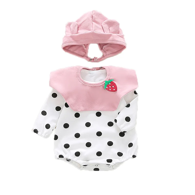 

Hot Sell Wholesale high quality winter long sleeveless Pure Cotton Baby Clothes Toddler Rompers
