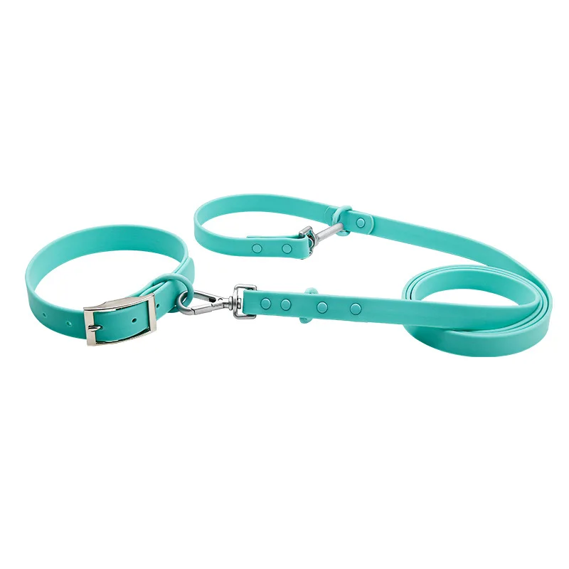 

Colorful Waterproof Pet Collars Durable Adjustable pvc dog collar and leash