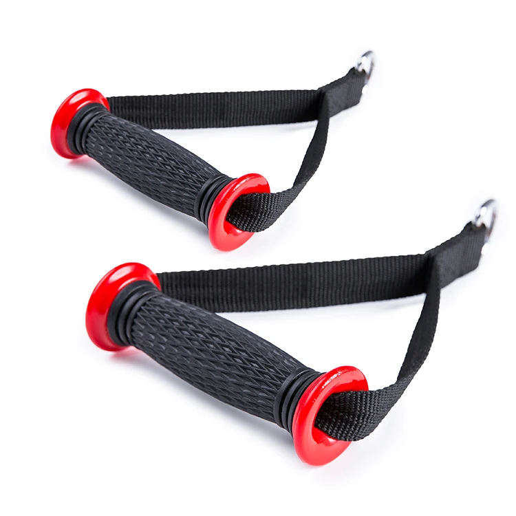 

JOINFIT Premium Exercise Handles ABS+TPR Gym resistance Handles, Red handle+ black grip