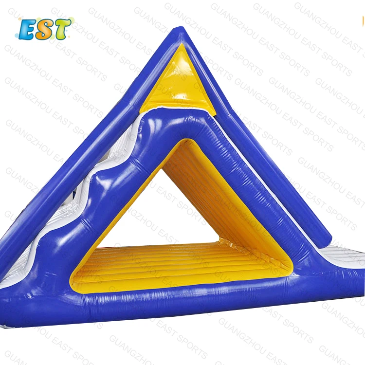 

Hot Sale Lake Water Toys Inflatable Water Climbing Tower Aqua Floating Slide, Blue, yellow, green white,