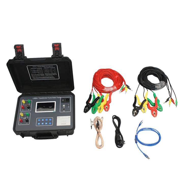 

Transformer Turn Ratio Meter TTR Tester 3 Phase Multifunctional TTR For Scott Transformer