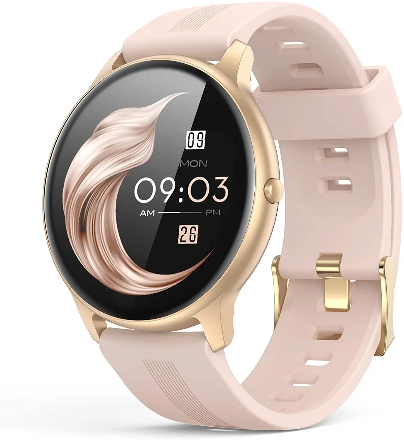 

Smart Watch for Women, IP68 Waterproof LW11 Android and iOS Phones Activity Tracker with Full Touch Color Screen Heart
