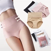 

High Waist Hip Women Panties Breathable Abdomen Sexy Hip Underwear