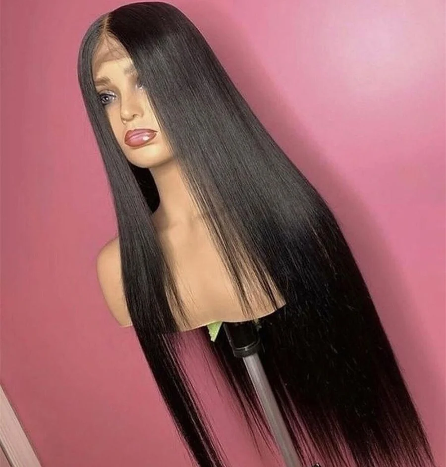 

Cabello Humano Mink Brazilian Hair Vendor Bone Straight 40 Inch Human Hair Lace Front Wig Wholesale Prices