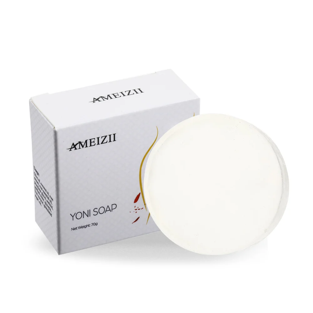 

AMEIZII Beauty Personal Care Handmade Yoni Soap Whitening Bath Body Soap Cleansing Foam Exfoliating Savon Blanchissant, Transparent