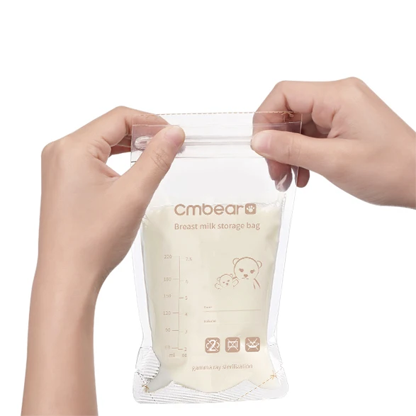 

Gamma ray sterilization Breast milk storage bags plastic punch 30pcs, Transparent