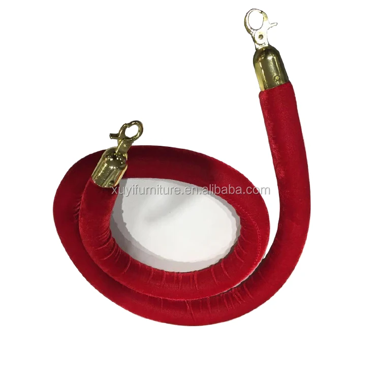 群集制御バリア用の赤いベルベット支柱ロープ - Buy ベルベットのロープ,ベルベットロープ群衆制御バリア,スタンションロープ Product on  Alibaba.com
