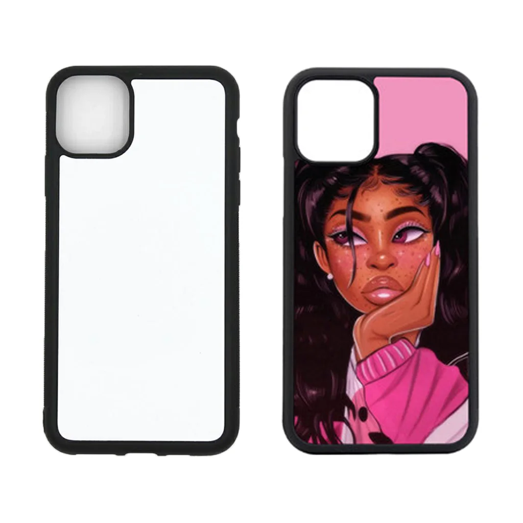 

Zhike for Fundas Para Celulares 2d TPU 2021 New Clear Cover Bulk Printing Black Girl Blanks Covers Sublimation iPhone Phone Case