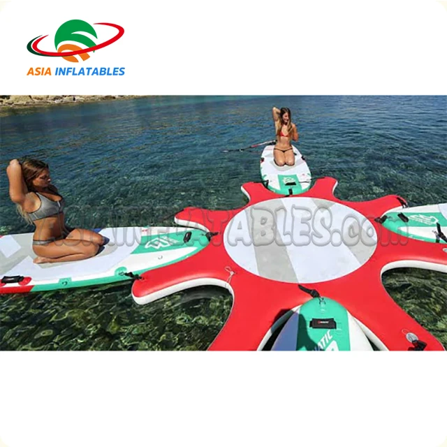 

Inflatable SUP Board Dock Floating Yoga Dock Water Platform, Blue, grey, etc.