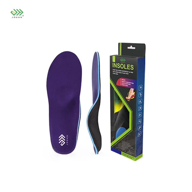 JOGHN Eva Shoe Insole Material Eva Shoe Inserts Feet Protector Runflatinsert Sole Pads Metatarsal Arch Support Orthopedic Insole