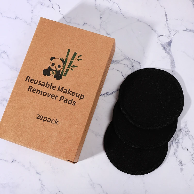 

Reusable organic cotton pads cosmetic facial,Round bamboo cotton pad reusable,Reusable makeup remover pads, Colorful or customized