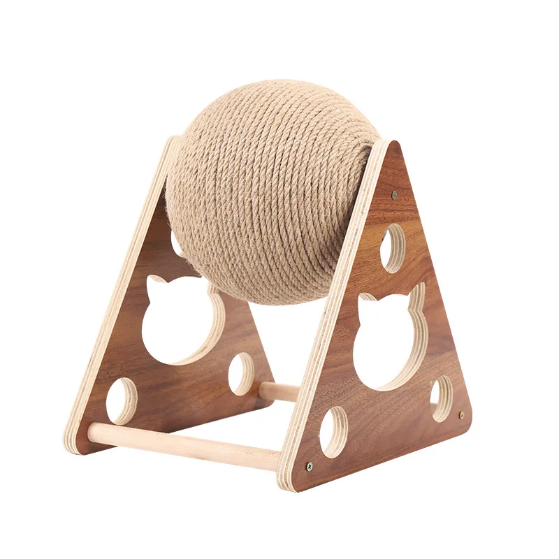 

Cat Toy Interactive Scratcher Board Kitten Sisal Rope Ball Scratch Paws Pet Grinding Scratching Toys
