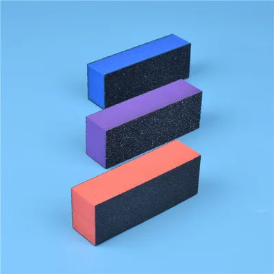 

Hot sale Nail Art Black UV Gel Polishing Sanding Sponge Buffing Buffering File Block Foam Sandpaper Manicure Tools