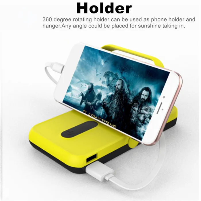 2020 top sale power bank docking station dual port led outdoor solar power bank - ANKUX.COM
