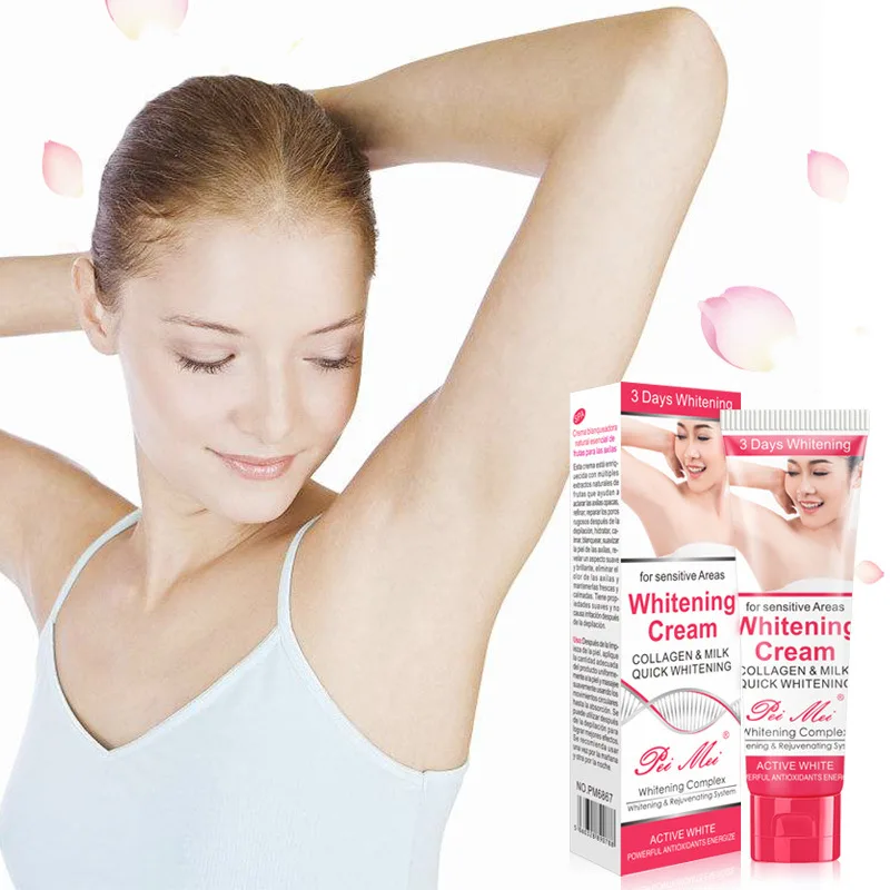 

Aichun Wholesale Organic Armpit Knee Elbow Vagina Whitening Cream, White