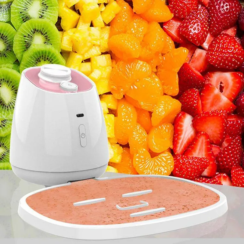 

Natural skin care Automic machine to DIY face mask with solid Collagen fruit mask making machine （without collagen), Pink