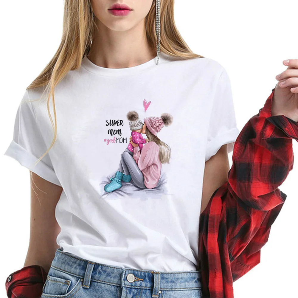
New Fashion T shirt Woman Spring Summer Girls Print Short Sleeve O Neck Cotton Spandex Women Top Slim Soft Casual Women T shirt  (62081815563)