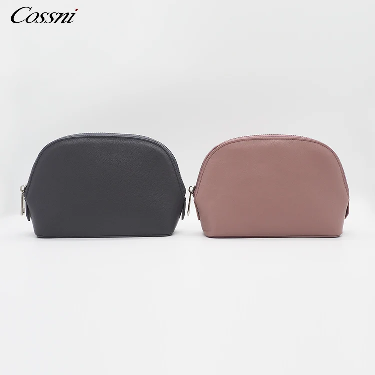

Women Make Up Bag Genuine smooth leather cosmetic bag for ladies, Customized