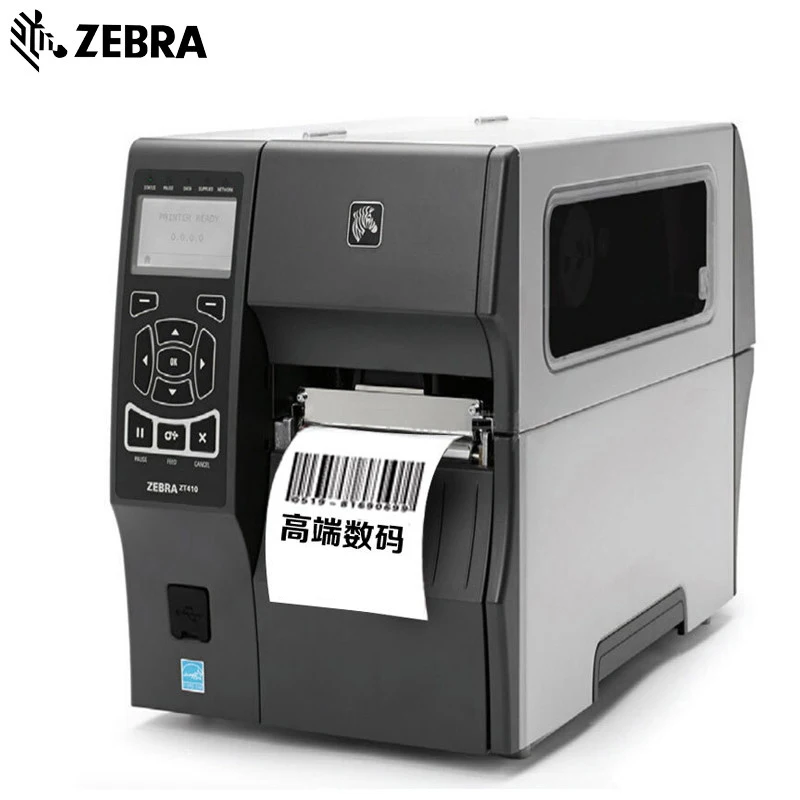 

Zebra ZT410 300dpi advanced Industrial direct thermal transfer barcode label Printer