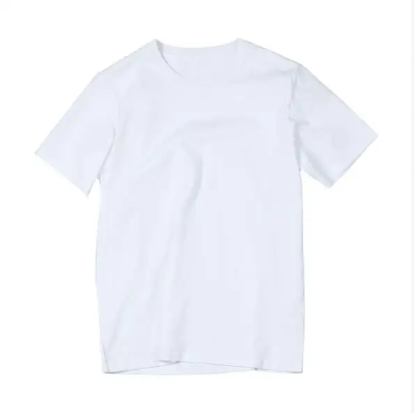 

2021 men clothing Men's and women's monochrome T-shirt with loose bottom shirt and round neck short sleeves, Picture shows