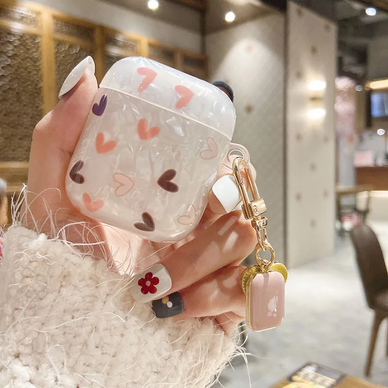 

Luxury Flower Pearl For Air pods Pro 3 Cases 3D Case For Airpods For Air pod Cases Cute