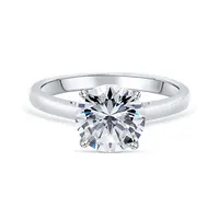 

2019 sterling silver ring engagement ring diamond moissanite ring