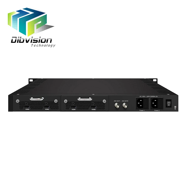 

live streaming 4 in 1 MPEG-4 and MPEG-2 HD IP digital headend encoder with PCR correction