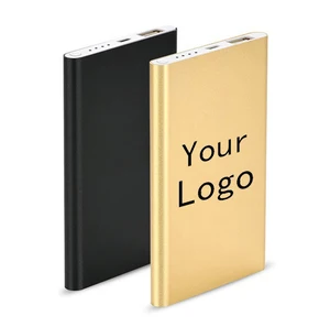Hot Selling Support Custom Logo Mini Power Bank 5000mah Mobile Charger PowerBank , Promotional Gift  Power Bank