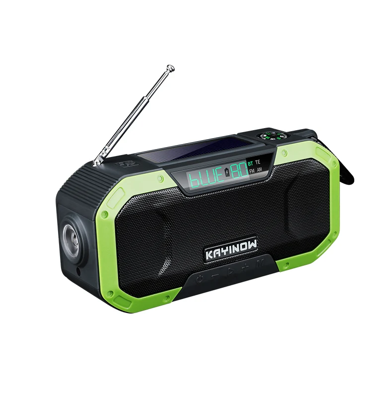 Solar Speaker Bluetooth Speaker 5000mA Capacity Radio Speaker - ANKUX.COM