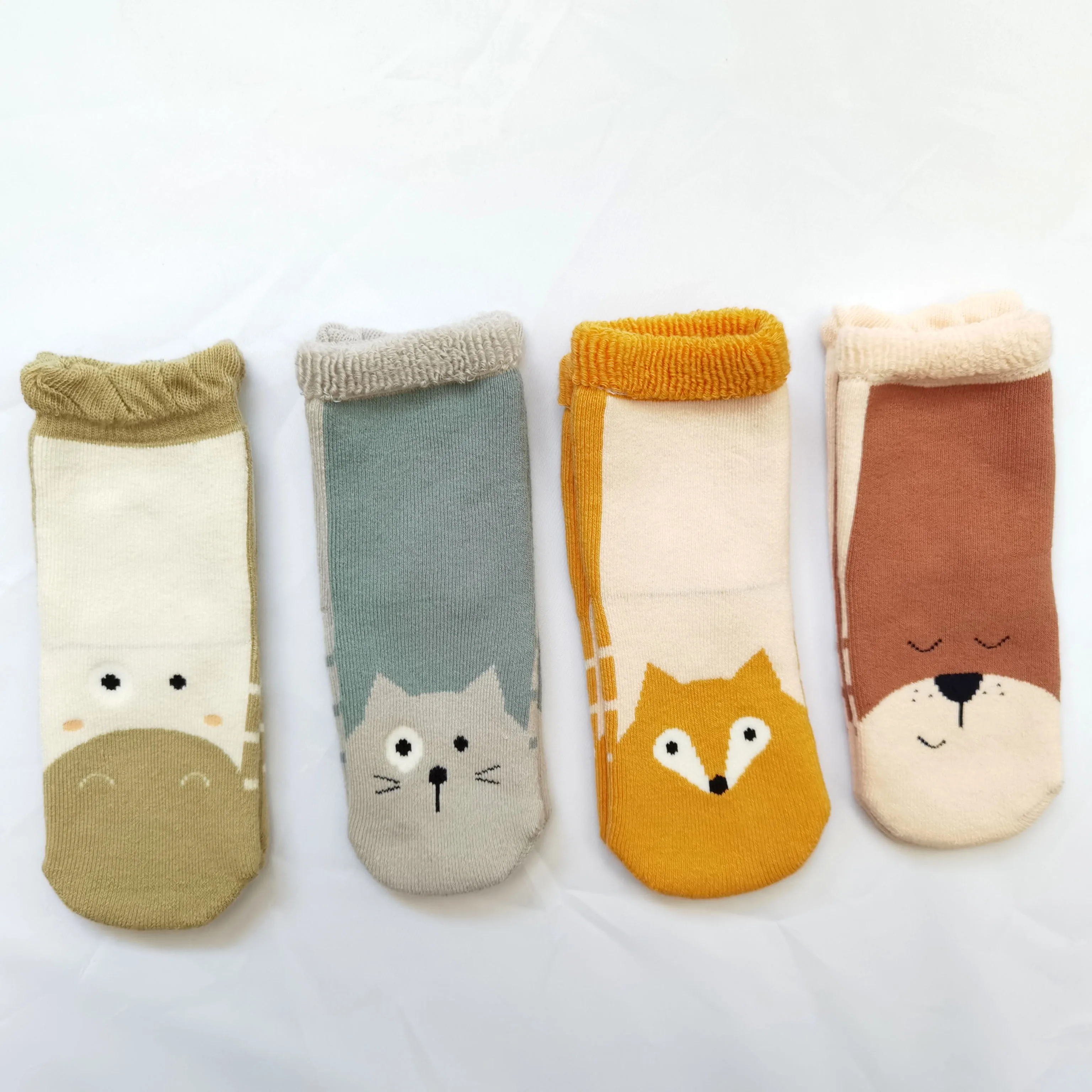 

New Fashion Cute Animal Autumn Spandex Polyester Cotton Anti-slip For Kids