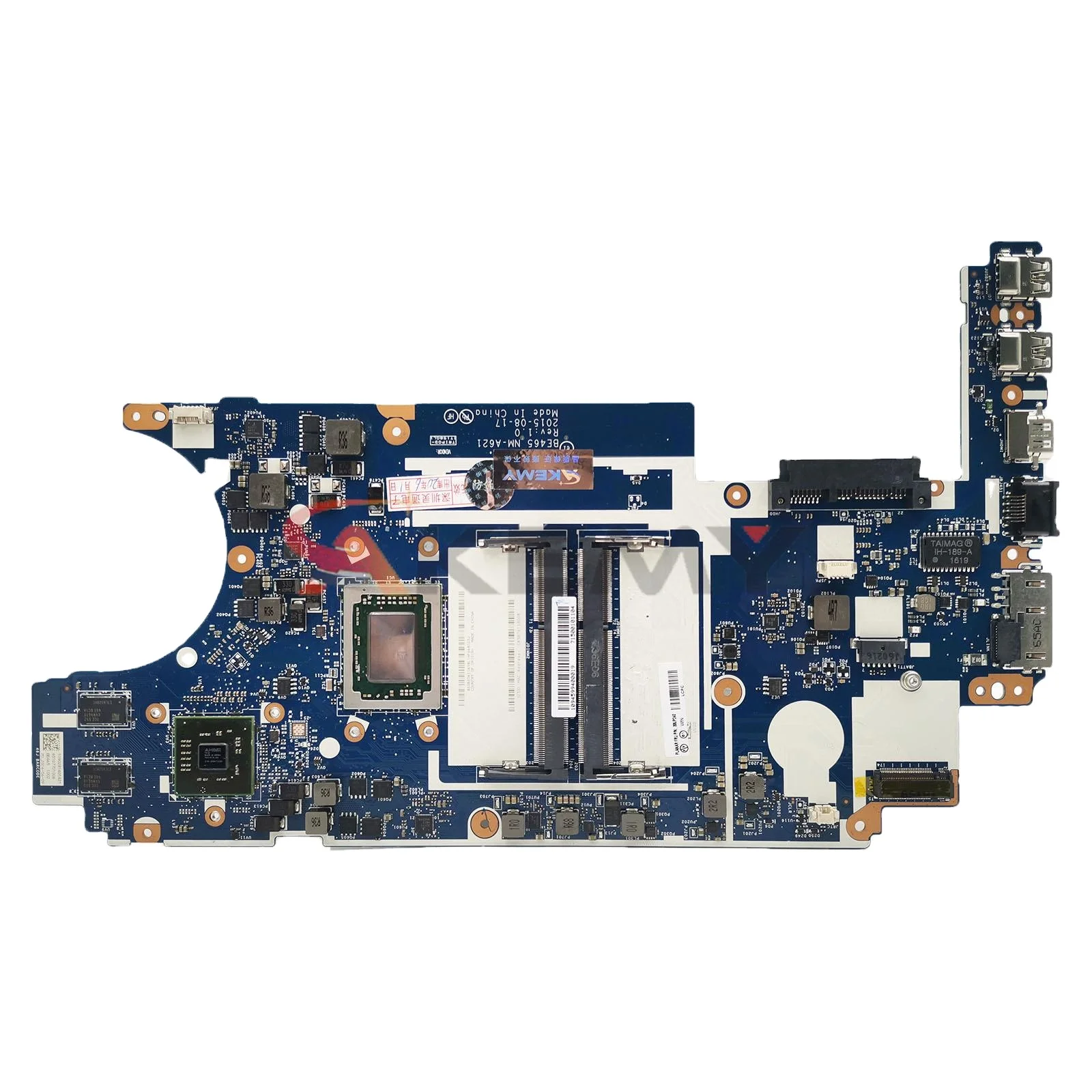 

For Lenovo ThinkPad E465 Laptop Mainboard NM-A621 Motherboard A6-8500P A8-8600P CPU R5-M330 2GB GPU