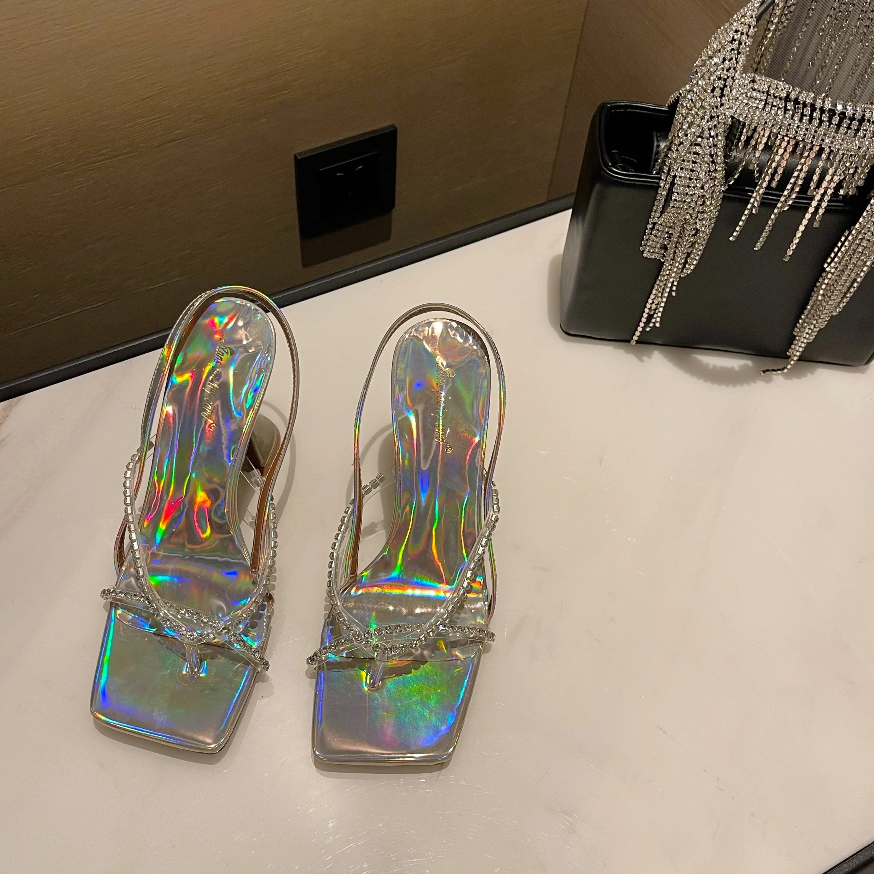 

Wholesale Price Sexy High Sandals Open Toe Strappy Heel Woman Party Shoes