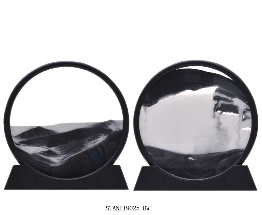 
Large Decorative Tabletop Moving Sand Art Dynamic Sand Picture Abstract Scenery Sand Image Hourglass Desktop Perfect Xmas Gift 