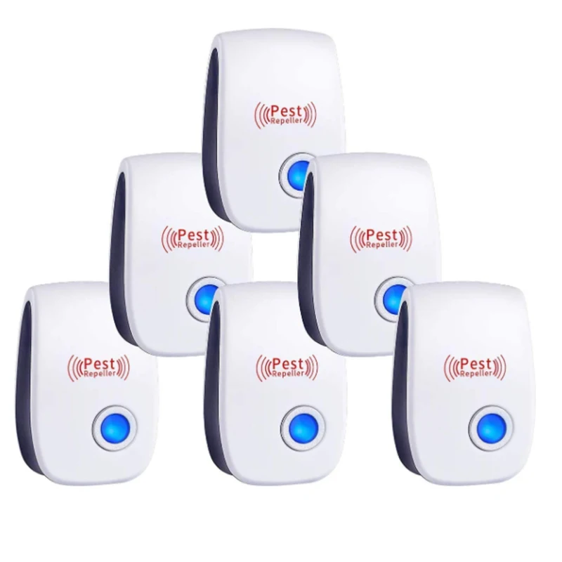 

2021 Electronic Ultrasonic Pest Repeller Mice Repellent Anti Cockroach Mosquito Insect Killer Rodent Bug