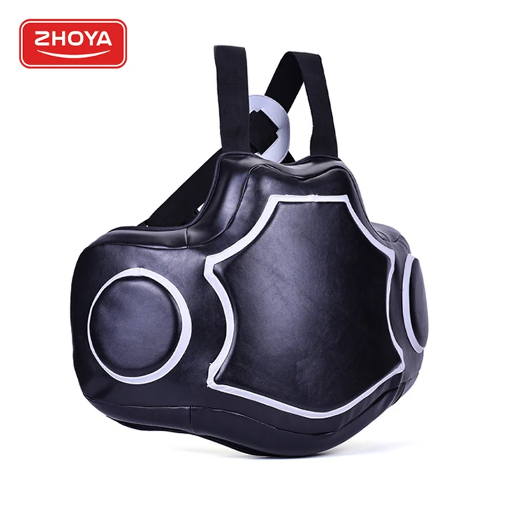 

Good Quality Chest Guard Boxing MMA Rib Shield Kickboxing Martial Arts Muay Thai Body Protector, Black