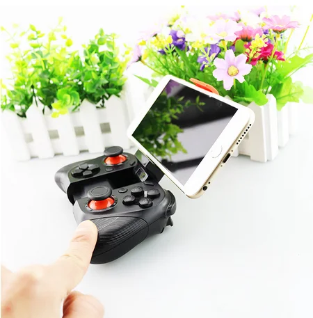 MOCUTE 050 VR Game Pad Android Joystick Bluetooth Controller Selfie Remote Control Shutter Gamepad for PC Smart Phone + Holder