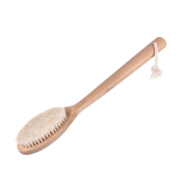 

Wooden long handle bath supplies massage rub back bath shower brush, Wood