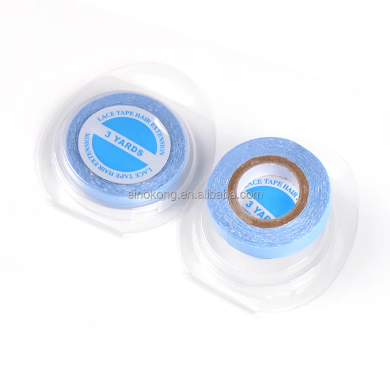 

Wholesale 3 yards super tape lace tape double side adhesive replace tape for hair extensions, Blue,yellow,white