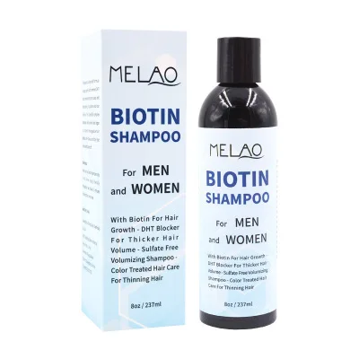 

Private Label 237ML Natural Shampoo Organic Cleaning Moisturizing Oil Control Biotin Shampoo For Men And Women
