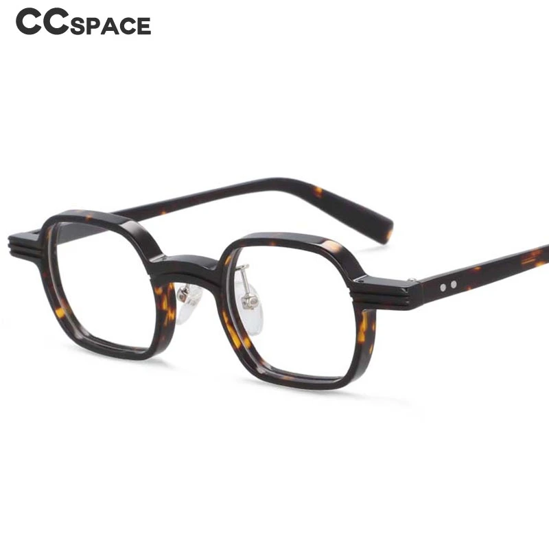 

54159 Small Frame Square Acetate Optical Glasses Frames Men Women Punk Fashion Computer Eyeglasses