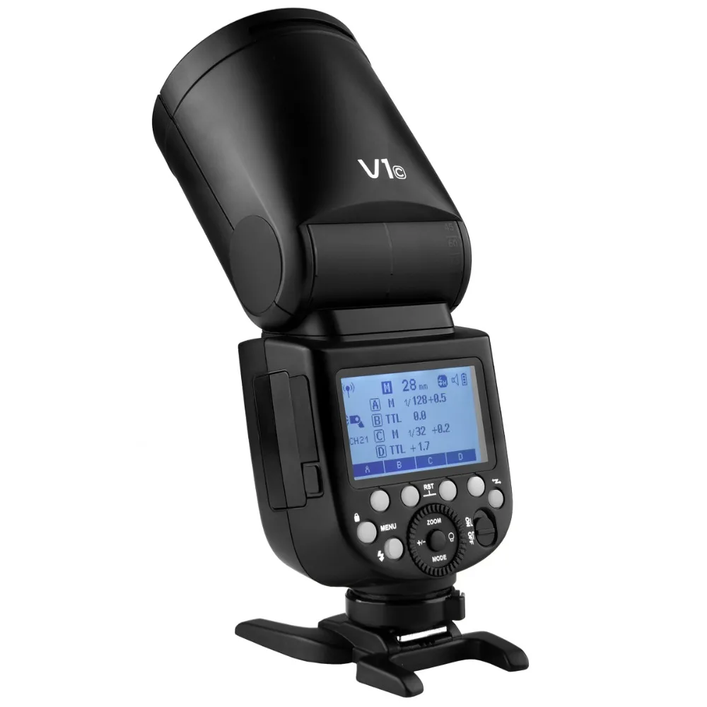 Godox V1 Rundkopf-Systemblitz, TTL, HSS, Lithium-Akku