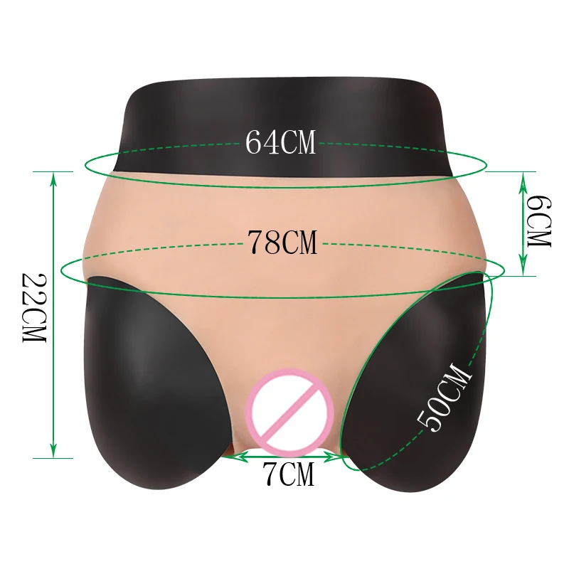 Crossdresser Silicone Vagina Panty For Men Crossdresser Artificial Realistic Vagina Underwear