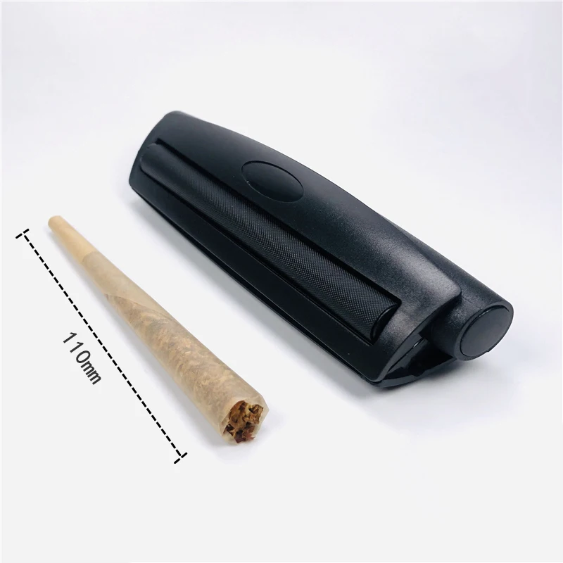 

Mini Manual Tobacco Joint Roller Cone Cigarette Rolling Machine for 110mm Smoking Rolling Papers Cigarette Maker Make Tools, Black,blue