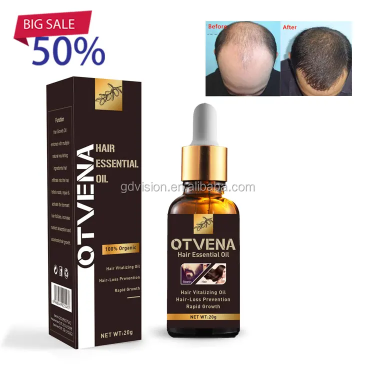 

Factory selling OTVENA hair growth hair care oil, Transparent oil liquid