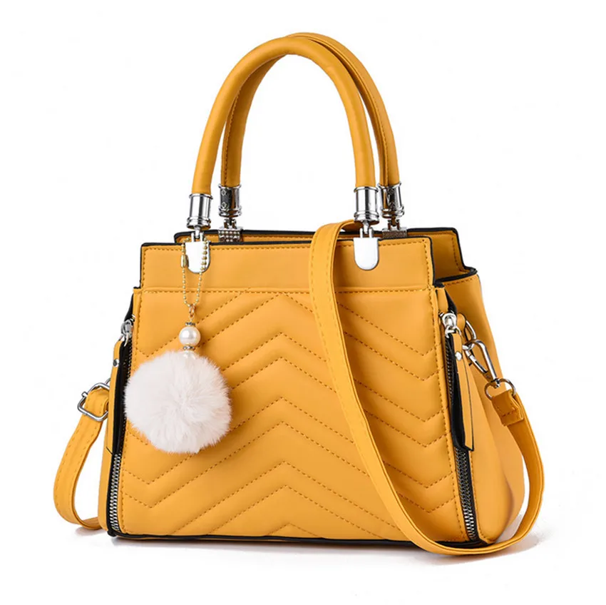 

Women Hand Bags Ladies PU Leather Bags For Women Fashionable, Black,khaki,pink,blue,yellow,green