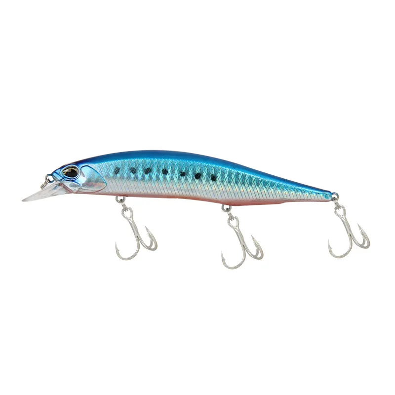 

Wholesale 120mm 17g Saltwater Lure Minnow Wobbler Bass Fishing Artificial Hard Bait Lures Fishing, 17 colors