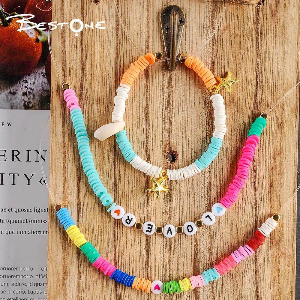 

Bestone Hot-selling Cute Multicolor Polymer Clay Beads Set for Jewelry Making